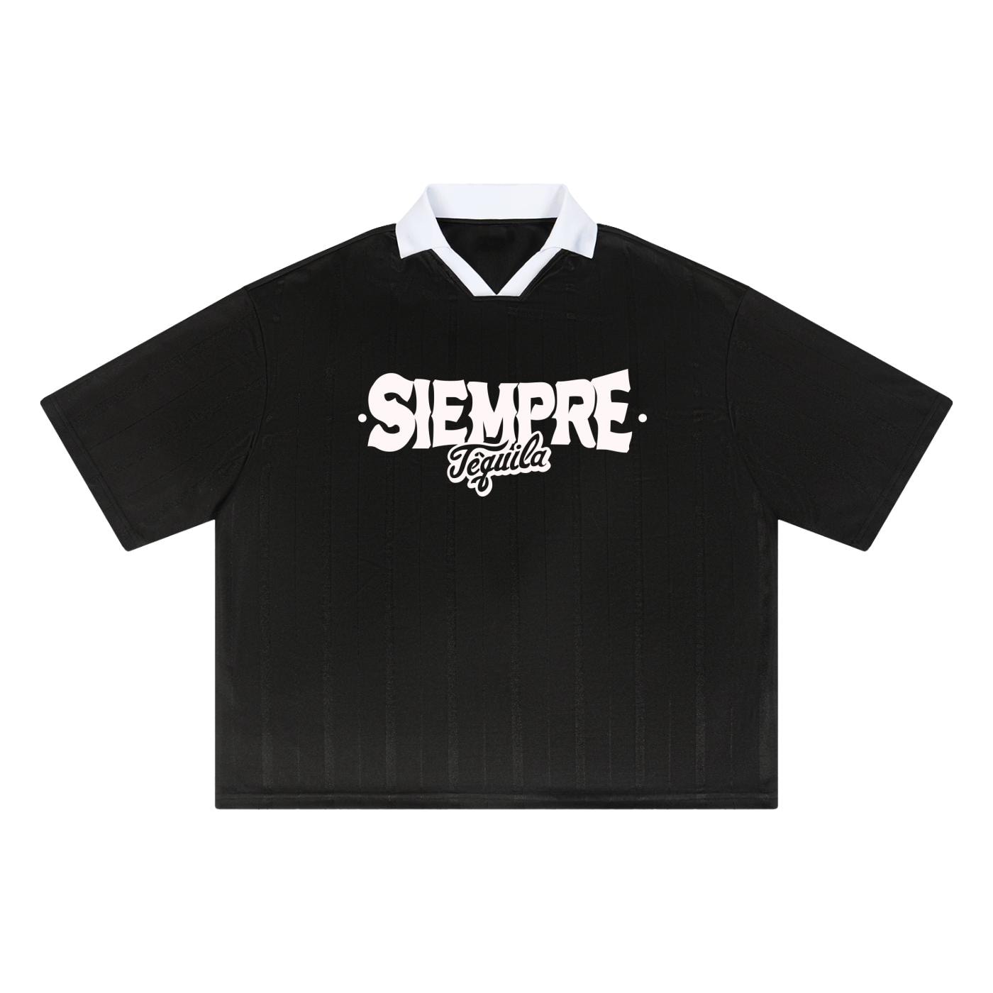 Striped Boxy Soccer Jersey